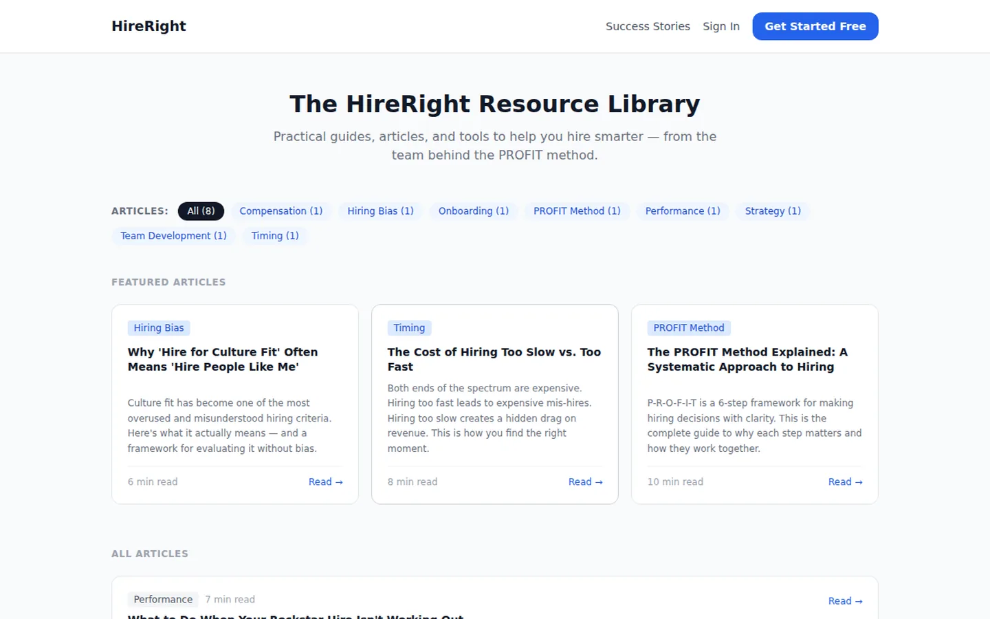 HireRight: The guides, videos and workbooks behind a hiring method